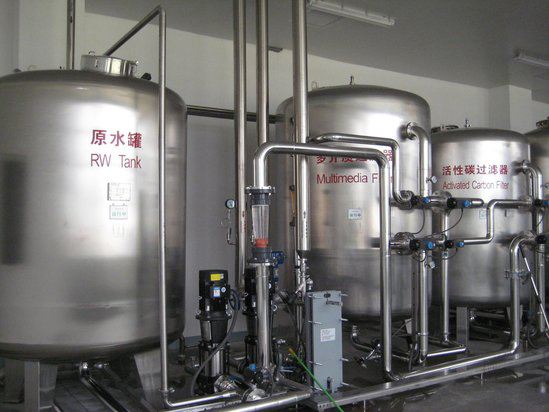 純水系統(tǒng)中的預(yù)處理單元 純水系統(tǒng)中的預(yù)處理單元